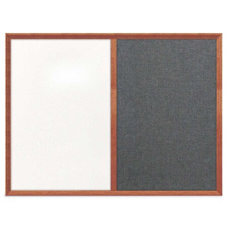 United Visual Products Slim Style Indoor Enclosed Corkboard, 12 UV500SC-BLACK-KEYLIME